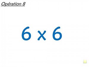 Calcul mental CM2 Connaître les tables de multiplication de 0 à 6 Défi