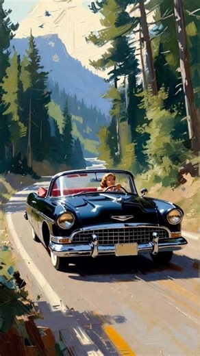 America like you’ve never seen ✨ #automobile #livewallpaper #wallpaper #sunset