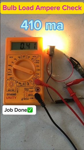 How to use digital multimeter to measure current amperes