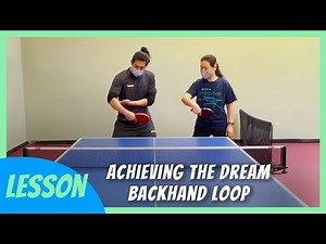 Table Tennis Lesson | 122421 KH Improving BACKHAND LOOP Explained in detail. 백핸드 드라이브