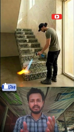 Built A DIY Glowing Stone Staircase! (Satisfying Transformation) 🪵💎