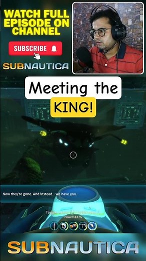 Meeting the Sea Emperor Leviathan🌊 | Subnautica Hindi #Shorts