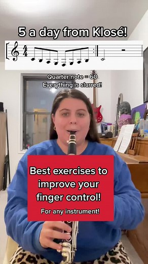Clarinet Finger Control Exercises | Improve Your Technique with Klosé