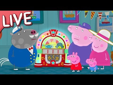 Peppa's Jukebox 🎶 Peppa Pig Full Episodes 🌈 Kids Videos LIVE 🔴
