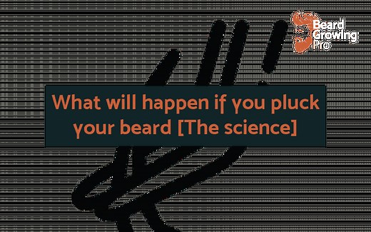 What will happen if you pluck your beard [The science]