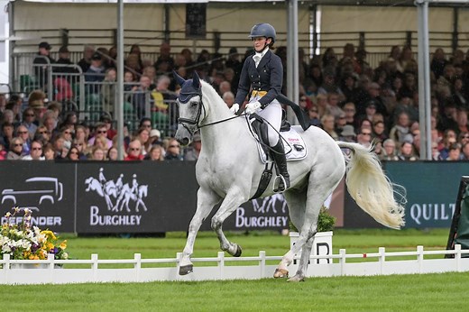 Holly Richardson over-the-moon with high-flying dressage at Defender Burghley