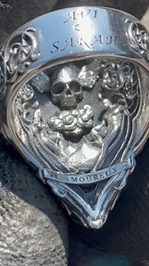 2.3K views · 71 reactions | Celebrate love with the sterling silver L’Amoureux ring by Book of Alchemy — a timeless tribute to deep connection. Custom engraving available upon request! -BookofAlchemy.com | Book of Alchemy | Facebook