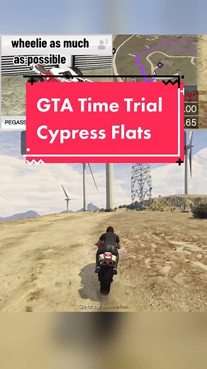 GTa Time Trial Cypress Flts Bati 801RR #gtaonline #gtamission #gta5 #gamingvideos #gtaweeklyupdate #gtatimetrial #gta #game