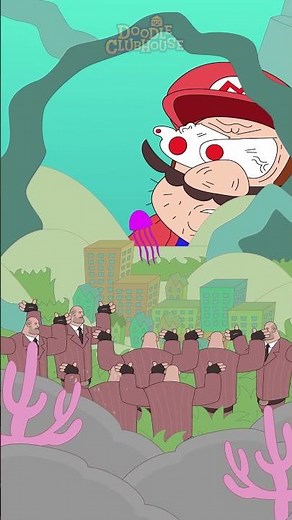 Underwater Giant Scatman Heavy Clones vs Mario Twee Bah Bah #tf2 #scatman #animation #mario #meme