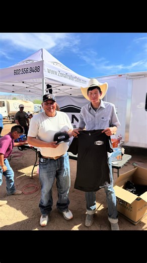 Mini steer rope-off series! Winner winner chicken dinner!! Zona Trailer Sales - Zona Double Trailer Classic #rodeo #rodeolife #cowboy #horse #zonatrailersales