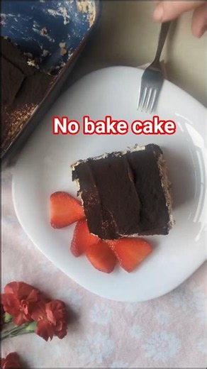 No Bake Coffee Biscuit Cake in 56 Seconds