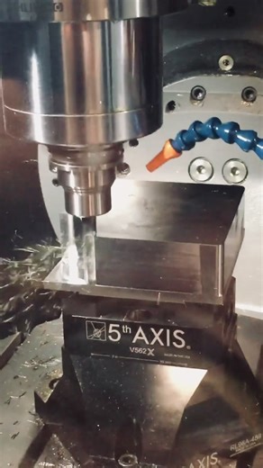 Extremely Efficient CNC Milling (Emuge 1/2” Trochoidal series end mill) #cncmachining #cncmachine #cncmilling #cncmill #fyp #foryou