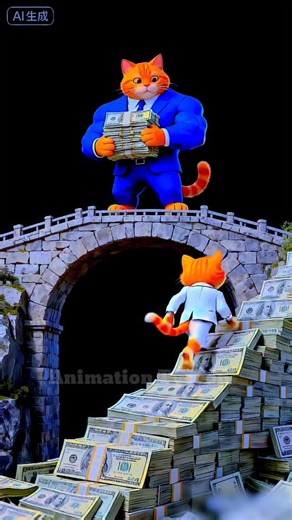 Animation Tycoon on Instagram: "Money vs education 👍 . . . . #cartoonstory #animation #animals #instagood"