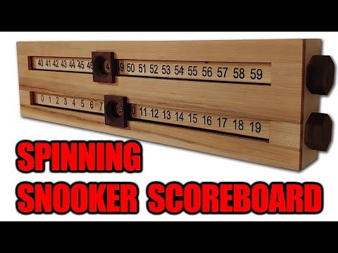 DIY Spinning Snooker Scoreboard - Free Plans!