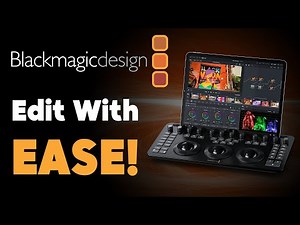 Experience Precision Editing On-The-Go with Blackmagic Design's DaVinci Resolve Micro Color Panel!