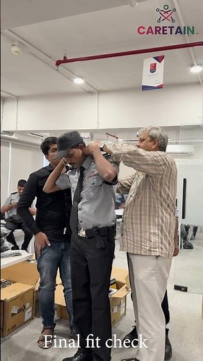 Security Guard Uniform Distribution & Briefing | Professional Workforce in Action