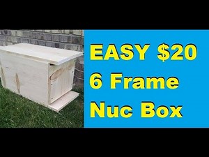 How to Make a Simple 6 Frame Nuc Box for $20