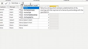 DAX | PATH | PATHITEM | PATHCONTAINS | PATHLENGTH | in Power BI