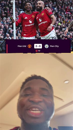 W for Manchester United #manchesterunited #manchestercity #premierleague #carrick