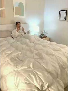 800 Fill Power Luxury Down Comforter | Sleep on Clouds | Aesthetic Bedroom Decor