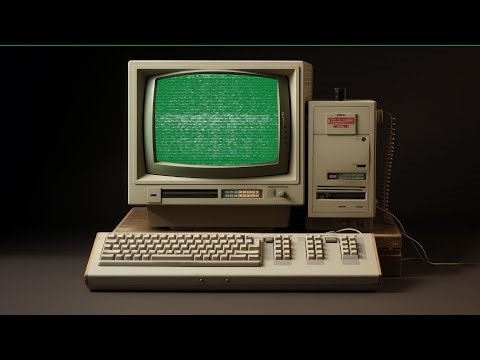 Green Screen Retro Computer | 4K | Global Kreators