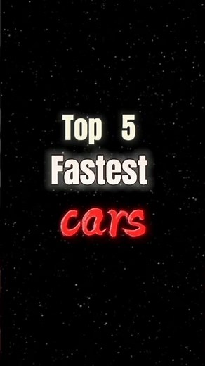 Top 5 Fastest Cars in the World 2026 🔥 | World Record Speed Cars 😱