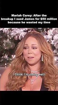 After the breakup i sued James for $50 Million because he waste my time #mariahcarey