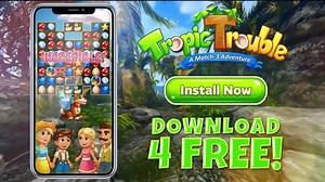 5.7M views · 197 reactions | Help our castaways build an awesome island paradise! Warning: Highly Addictive! 100% Fun and Free | Tropic Trouble | Facebook
