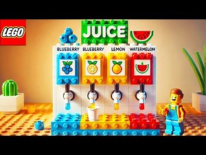 I Built Juice Machine Vending in LEGO 🥒 Lego Auto Tech