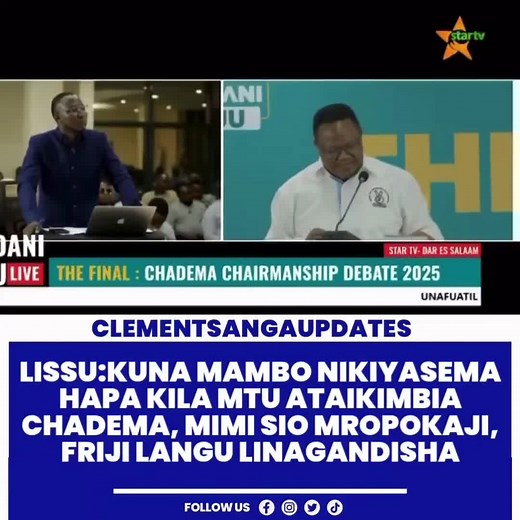 Debate ya Uchaguzi 2025: Chadema na Msingi wa Siasa