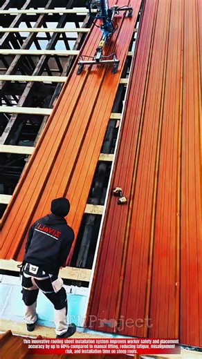 Innovative Roofing Sheet Installation System : Best Safe Precision Panel Placement
