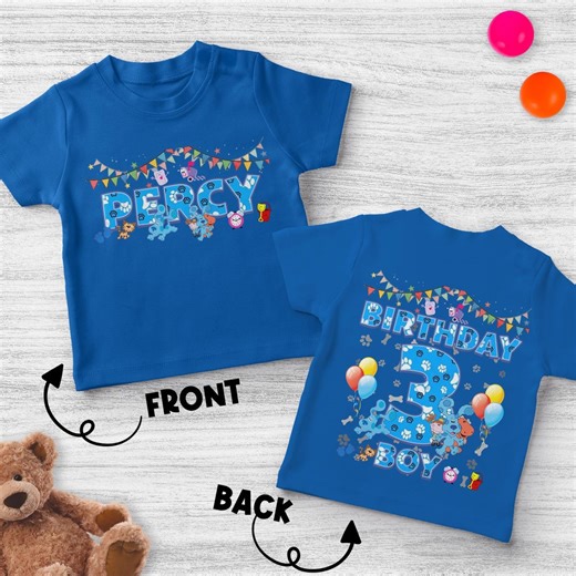 Blues Clues Birthday Shirt, Blues Clues Family Matching Shirt, Blues Clues Inspired Birthday Boy Girl Shirt, Clues Lovers AYDA09 - Etsy