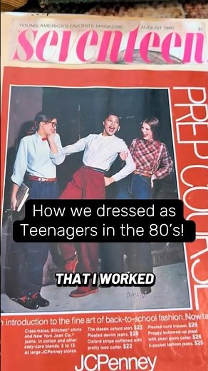 How we dressed as TEENAGER's in the 80s! #fashionhistory #throwback