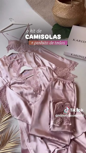 Durma com conforto, elegância e um toque de luxo ✨ Nosso kit de pijamas de seda é perfeito para noites leves e cheias de estilo. Tecido macio, caimento sofisticado e aquele visual delicado que viraliza no TikTok ❤️ link https://collshp.com/colecaofeminina6?linkId=33211168&view=storefront #PijamaDeSeda #ModaFeminina #TikTokMadeMeBuyIt