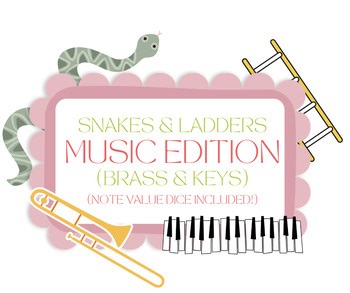 Snakes & Ladders Music Themed Board Game