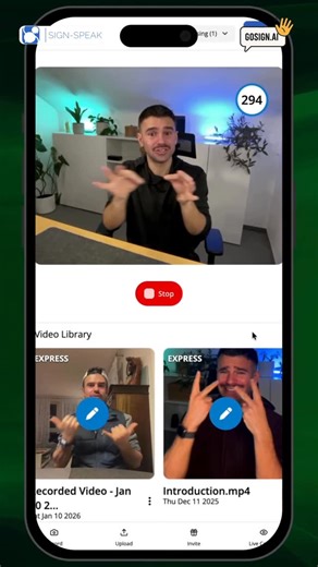 Calvin Young | AI & Business Builder on Instagram: "Sign Language to Captions Is Here Today, @gosign.ai partnered with @sign.speak We are building faster, stronger, and easier sign to caption tools for everyone. Imagine classrooms and video meetings with captioned signing. More access for Deaf communities everywhere. Next More sign languages worldwide More accessible tools This is only the beginning. Follow along and watch us build together."