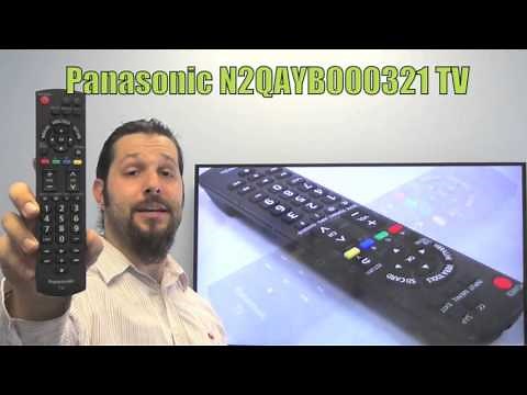 Panasonic N2QAYB000321 TV Remote Control