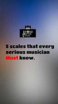 5 Scales Every Musician Must Know 🎸 #shorts #musictheory #musicscales #learnmusic #musicians#viral