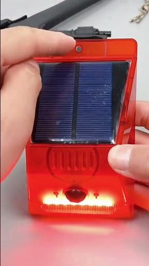 Solar-Powered Security Alarm Light