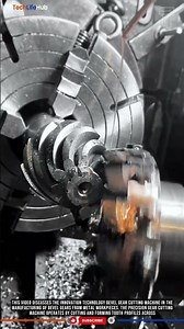 Innovation Technology Bevel Gear Cutting Machine: High-Precision Gear Tooth Forming #tech