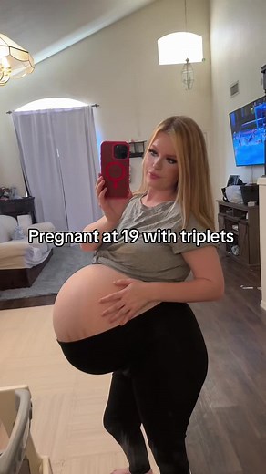 tiffanytriplets (@tiffanytriplets)’s video of Pregnant With Triplets