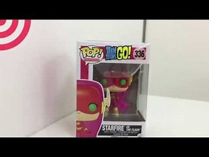Funko Pop Teen Titans GO Starfire as The Flash Unboxing review