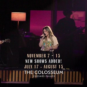 I’m so excited to return to Vegas for Studio Sessions: The Las Vegas Residency July 17 - August 15 at The Colosseum at Caesars Palace! Tickets on sale Friday at 10AM PT ✨ | Kelly Clarkson