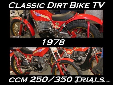 Classic 1978 350/250 CCM Trials Bikes