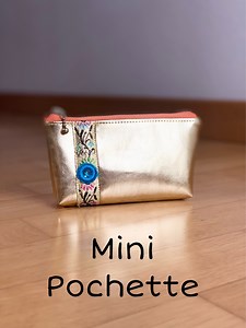 121K views · 4.3K reactions | Mini pochette in ecopelle color oro 朗 | KIKA Tutorial Creativi | Facebook