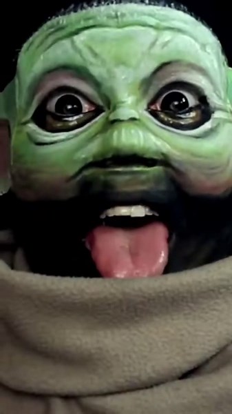 Baby Yoda transformation is impressively lifelike