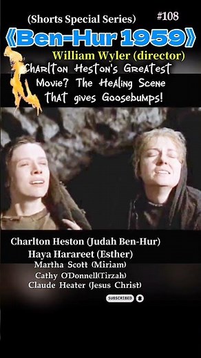 The Miracle We Prayed For!🕊️ #BenHur1959 #CharltonHeston #ClassicMovies #MovieMiracle #WilliamWyler