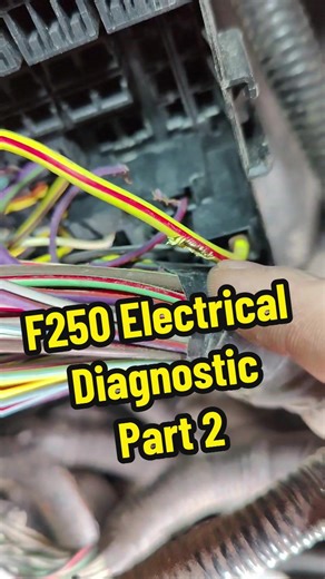 F250 PCM Communication issue Part 2 #f250 #electrical #wiring #fuse #tech #technician #ford #fordtruck #truck #12v #alldata #mechanic #fix #repair #automotive #automotivetechnician #diag #diagnostic #rat #mice #mouse #rodent #chewing #diagpro