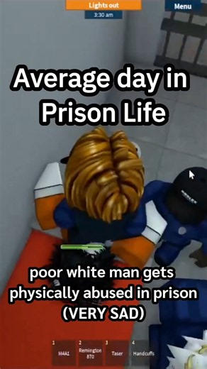 A poor white man gets physically abused in the prison (SO SAD)💔💔💔💔💔💔💔💔💔