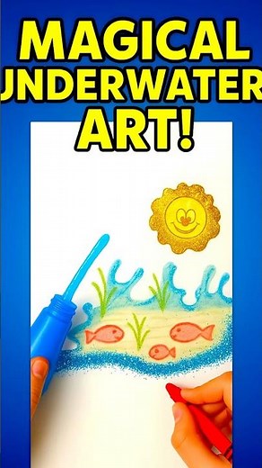 I Created Magical Water Art With Fish and Sun